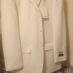 ANGELO ROSSI Tailored off White Mens Suit 🍒
